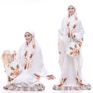 Mukena TERUSAN Batik Lukis Pekalongan - MUKENA TERUSAN - MUKENA POLOS PUTIH - MUKENA DEWASA - MUKENA
