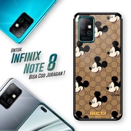 Case FOR ALL TYPE XIAOMI INFINIX NOTE 8 - Casing INFINIX NOTE 8 - Fashion Case MICKEY GUCCI - MG - C