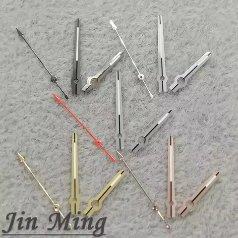 High Quality Watch Hands 12.5*12*8 Green Luminous Silver Gold Gun For NH35 NH36A 7S26 7S36 4R35 4R3 