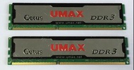 台機 Memory/RAM UMAX Cetus 8gb 2x4gb DDR3-1333 DCDDR3-8GB-1333 DIMM CL9 Desktop pC