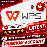 WPS Office Pro Premium Account | PDF Editor & Office Suite | Word Excel PPT Alternative | Instant Ac