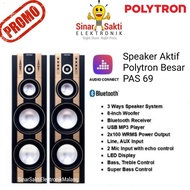 Speaker Aktif Polytron PAS 69 PAS69 USB Bluetooth Karaoke Berdiri