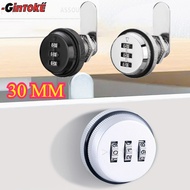 30MM 3 Digit Combination Lock /Cabinet Cam Lock/ Padlock Mechanical Camera Lock Combination For Lac/