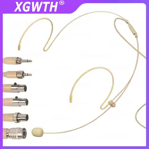 Headset Microphone Adjustable Headworn Mic for Sennheiser Shure AKG Audio Technica MiPro Wireless Be