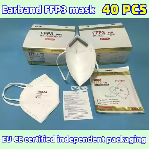 FFP3 face mask EU CE certified 7-layer 99 level protection for adults, individually packaged with sp
