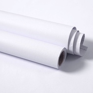 Plain White Wall Wallpaper 8m to 9m x 45cm