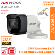 HIKVISION CCTV Security Cameras DS-2CE16D0T-EXIPF 2MP 1080p 4in1 IR Outdoor Bullet Analog CCTV Camera NASHANTOO