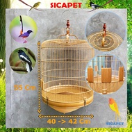 Bird cage with thread, warbler cage, White-rumped shama cage, Copsychus saurias SICAPET