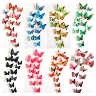 Reva - 3D Butterfly Wall Sticker Wallpaper Home Decor / 3D Butterfly Stickers
