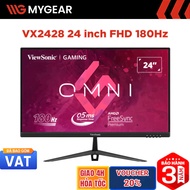 ViewSonic VX2428 Gaming Monitor 24 inch FHD 180Hz 0.5ms IPS
