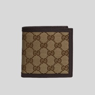 Gucci Men's Signature Bifold Wallet With Coin Compartment 150413