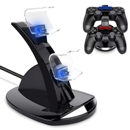 Controller Charger For PS4 Controler LED Dual USB Fast Charging Dock Station for PS4 Pro/Slim Gamepa