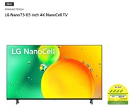 LG NANOCELL 65NANO75SQA 65 INCH 4K SMART TV - 3 YEARS SINGAPORE WARRANTY - 65" inch - 2022MODEL - NEW SET - STOCK AVAILABLE ANYTIME.