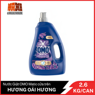 OMO Nước Giặt MG Cửa Trước Hương Hoa Oải Hương 2.6KG/Can