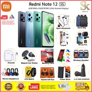 Xiaomi Redmi Note 12 5G Smartphone | 8GB Ram + 256 GB Rom | 1 Year Warranty By Xiaomi Malaysia