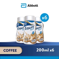 [Bundle of 6] Ensure Plus Ready-to-Drink Adult Nutrition - Coffee (200ml)