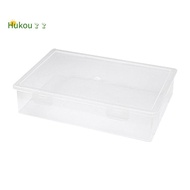 Plastic File Organizer Transparent Square Storage Box A4 Storage Box File Storage Box
