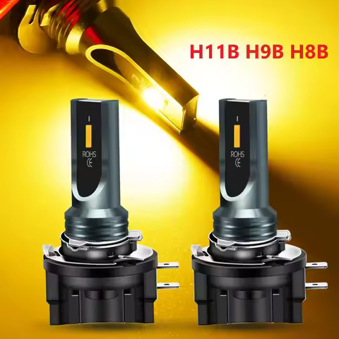 2x H8B H9B H11B LED Headlight Bulb White/Amber/Ice Blue light Compatible for Plug and Play for Kia H