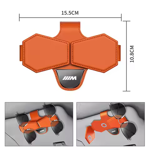 Car Interior Glasses Clip Sunshade Storage Brace Auto Accessories For BMW E46 E90 E60 F30 F10 E39 E3