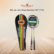 Bộ vợt cầu lông Haotian có quấn cán xoắn giúp cầm nắm chắc chắn và êm tay - Mã HT 7725 - Minx Sport