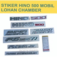 "HINO EMBLEM" STICKER / "EMBLEM 500" / "HINO 500" STICKER / "SUPER RANGER" STICKER / "JUMBO RANGER" 