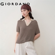 GIORDANO WOMEN Women Lapel Knitwear 18356510