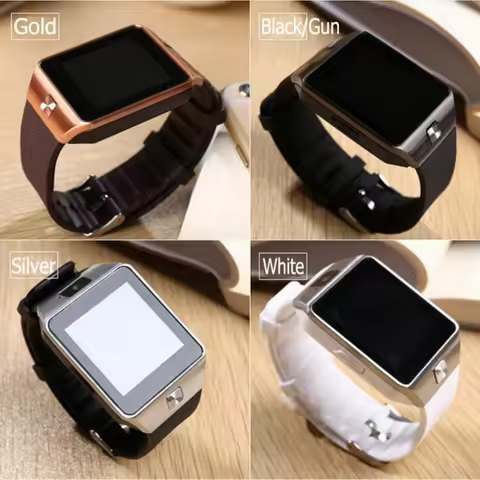 DZ09 Men Women Full Touch Scree Smart Watch Sport Waterproof Pedometer Smartwatch With Sim Card Andr