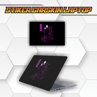 Garskin Sticker Laptop Satoru Gojo Jujutsu Kaisen Anime Sticker Protector Cover Protector Black
