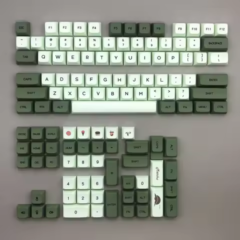 PBT Keycap XDA Profile Personalized Matcha English Russian Key cap For Gaming Mechanical Keyboard fo