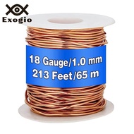 99.9% Dead Soft Copper Wire 18 Gauge/ 1 mm Diameter 1 Pound Spool Pure Copper Wire