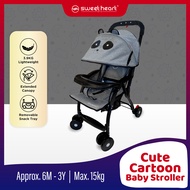 Sweet Heart Paris ST106 Cartoon Design 3.9KG Lightweight Travel Baby Stroller - 6 Months To 15 KG
