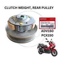 22535 K97 V00 CLUTCH WEIGHT REAR PULLEY DRIVE SET ORIGINAL MOTOR HONDA PCX 150 ADV 150 REAR AUTO PUL