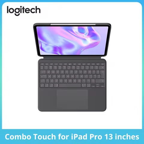 Logitech Magic Control Keyboard Combo Touch for iPad Pro 13 inches (M4), Tablet Keyboard, iPad Case