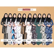 MUSLIMAH BAJU KURUNG LYCRA RAFEEKA III with assorted colors