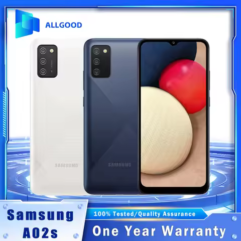 Original Samsung Galaxy A02s A025U A025F 4G LTE 6.5" 2GB 32GB ROM 13MP Triple Camera Octa-Core Andro
