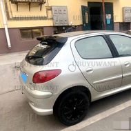 For Peugeot 206 207 208 308 Spoiler 2005 2006-2022 ABS Plastic Carbon Fiber Look Hatchback Roof Rear