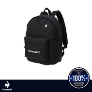 le coq sportif กระเป๋าเป้ สีดำ (Backpack, กระเป๋าเป้, กระเป๋าสะพาย, bag, lecoq, เลอค็อก)