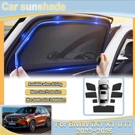 Car Sunshade Visor For BMW iX1 Accessories X1 U11 2023 2024 2025 2026 Car Mesh Sun Shade Sunscreen W