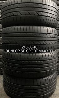 245-50-18吋 DUNLOP SP SPORT MAXX TT 一套 包安裝戥呔