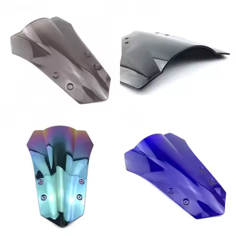For Yamaha Smoke Windshield WindScreen Double Bubble MT-09 Tracer MT09 FJ09 FJ-09 2015 2016 15 16 MT