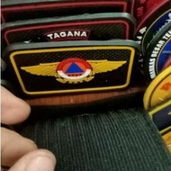 patch ruber BPBD BNPB logo BNPB emblem karet BPBD
