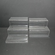 ACRYLIC 2/3 tier bag display rack 2-tier multi-purpose rack/