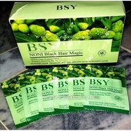 Shampo ajaib penghilang uban Shampoo anti uban permanen Shampo pelurus rambut permanen ori pria shampoo pelurus rambut Bsy noni black hair magic original Bsy noni black hair magic 20 sachet sampo noni bsy original