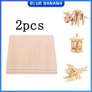 2Pcs 5mm A3 Balsa Wood Sheets Handmade Model DIY Wood Board Basswood Sheets