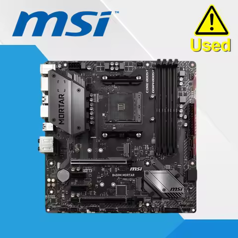 MSI B450M MORTAR MAX Desktop Motherboard DDR4 MicroATX Socket AM4 Mainboard