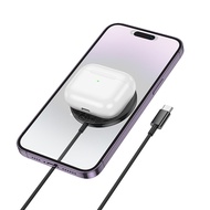 HOCO CW61 แท่นชาร์จไร้สาย 2in1 สมาร์ทโฟน & หูฟังไร้สาย จ่ายไฟ 15W ระบบชาร์จ Qi Wireless Charger hc6