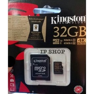 Kingston Memory Card Micro SD ขนาด 32 GB ของแท้ 100% (Ultra High-Speed Bus Speed Class 10 จัดส่งฟรี 
