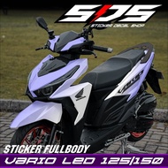 Decal Sticker Vario 125 150 LED Full Body - Stiker Motor Vario 125/150 LED 2015-2018 Motif Terbaru