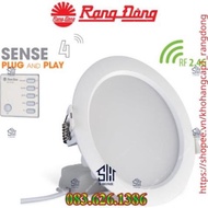 Set Of 4 LED Downlight RF Ceiling Lights remote 90 / 7W Rang Dong AT16.Rm 90 / 7W.C4, Die-Cast Aluminum Shell
