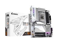 GIGABYTE B650E AORUS ELITE X AX ICE AMD Ryzen 8000/7000 Series Socket AM5 DDR5 White Color Motherboa